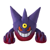 Officiële Pokemon center knuffel mega Gengar +/- 34cm breedt 2025